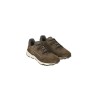 Sneakers Herno Maggiore in Suede e Mesh Militare